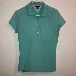 Tommy Hilfiger  blue polo shirt